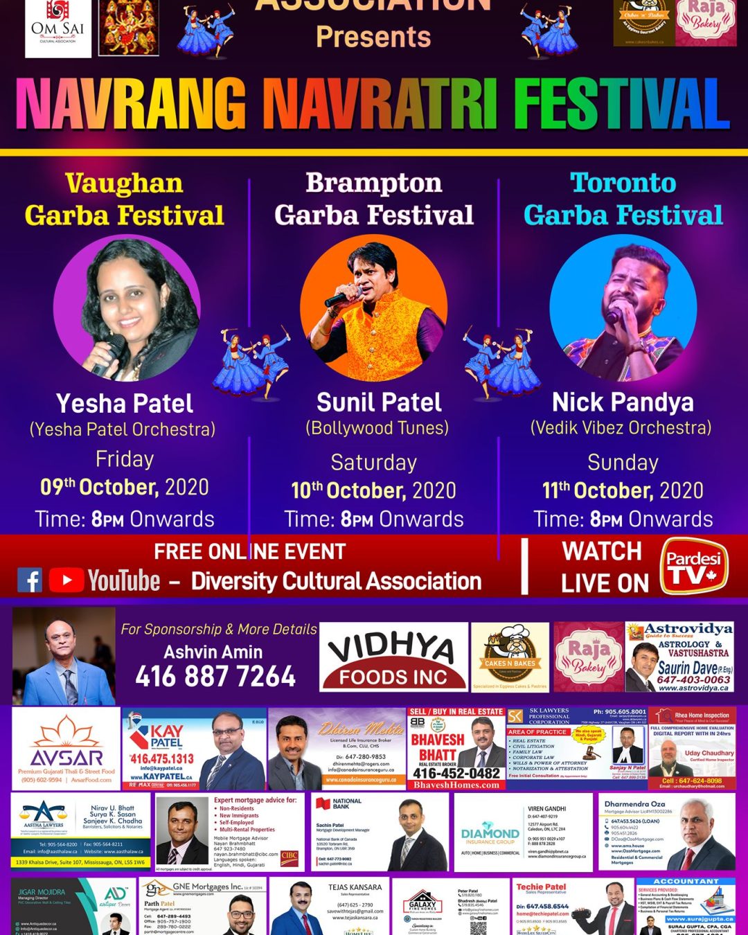 Shree Yesha Patel,Sunil Patel & Nick Pandya