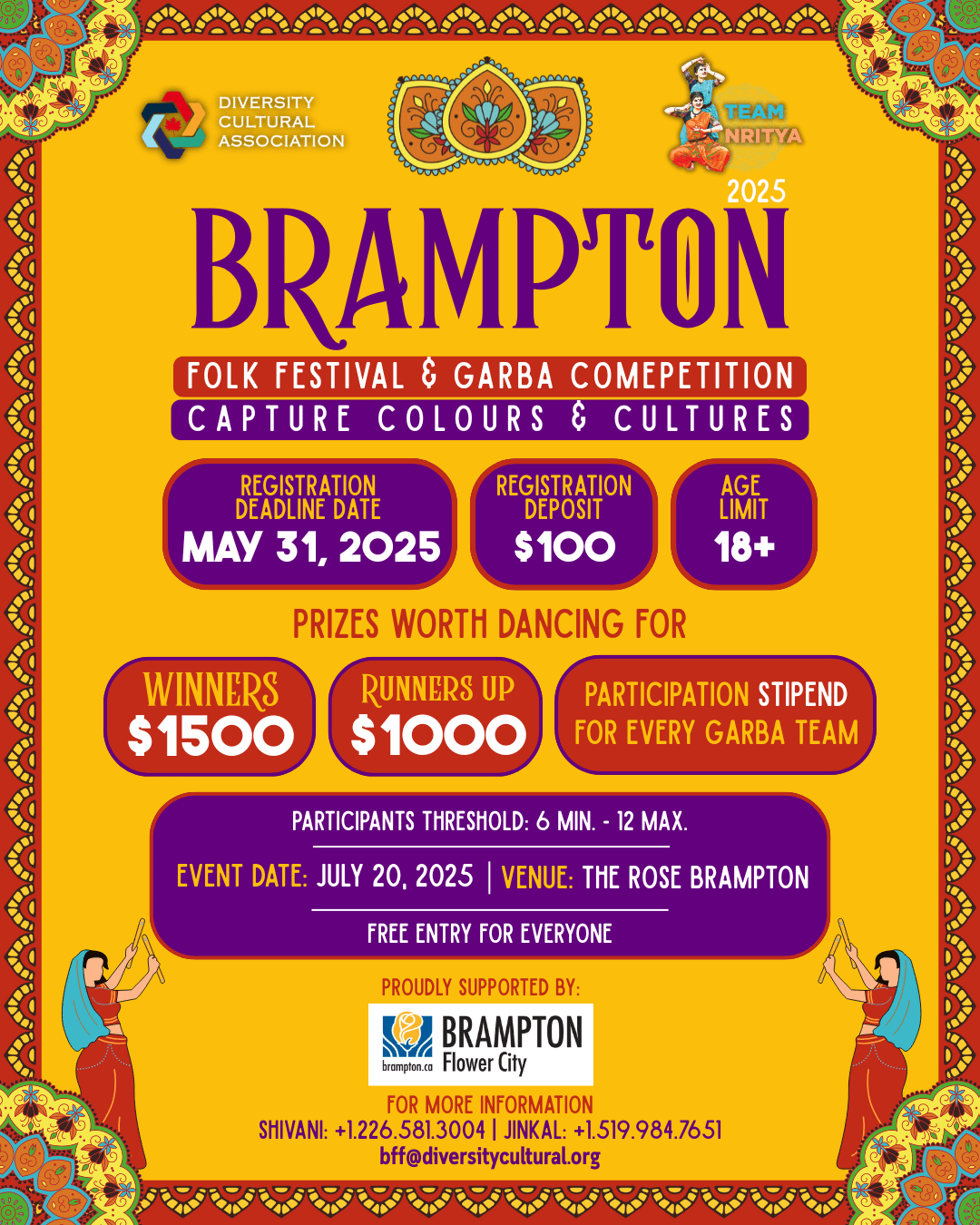 Brampton Folk Festival – 2025