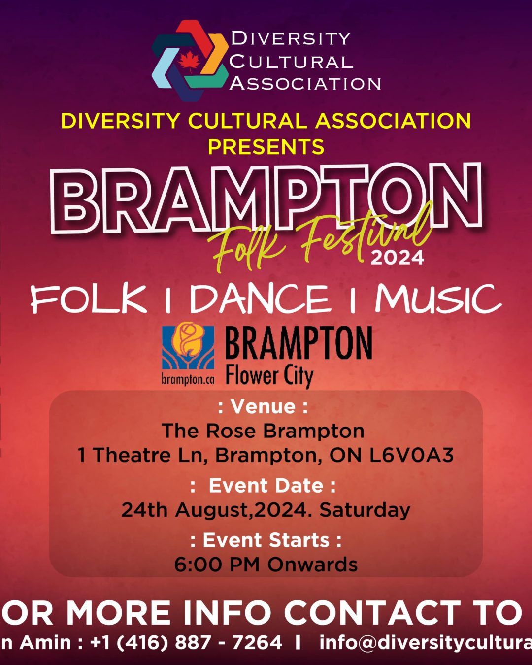 Brampton Folk Festival 2024