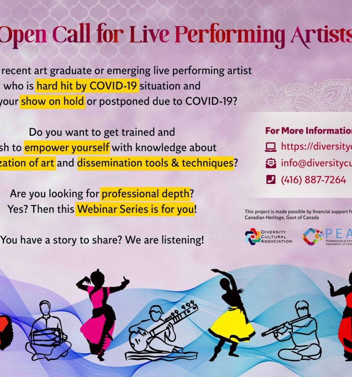 Open Call for Live Performing Artists